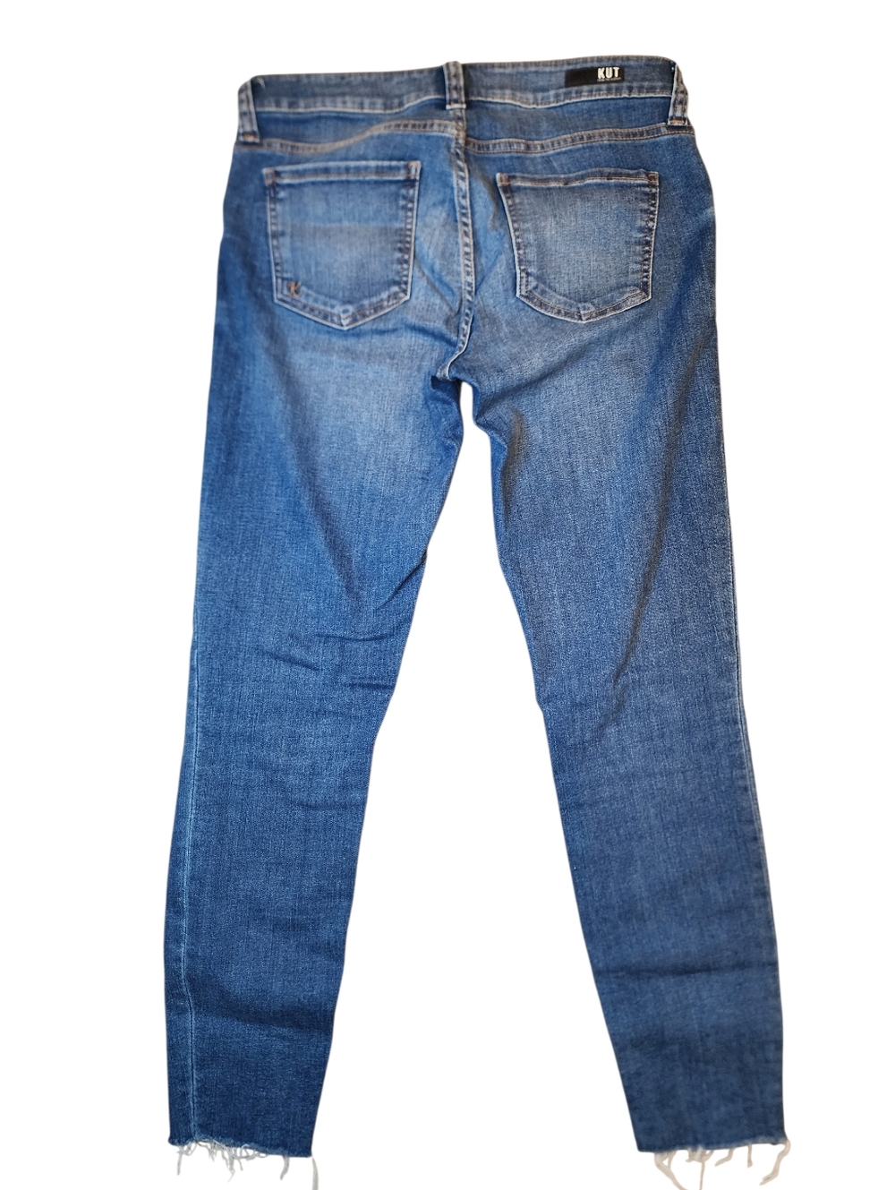 ​KUT from the Kloth Connie Ankle Skinny Jeans Raw Hem - 6 - Picture 4 of 6